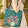 Three Koi Fish Two Lotus Flowers Lily Pads Water Ripples - Everyday Carry Gift Quilted Tote Bag - 4