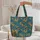Personalized Elegant African Woman Patchwork Dress Gentle Elephant Travel Essentials Quilted Tote Bag - 5