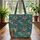 Personalized Elegant African Woman Patchwork Dress Gentle Elephant Travel Essentials Quilted Tote Bag - 3
