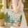 Vintage Travel Trailer Campfire Pine Wildflower Wooden Sign - Travel Essentials Gift Quilted Tote Bag - 4