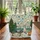 Vintage Travel Trailer Campfire Pine Wildflower Wooden Sign - Travel Essentials Gift Quilted Tote Bag - 3