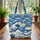Ocean Waves Mount Fuji Fishing Boats Rising Sun Travel Essentials Quilted Tote Bag - 3