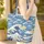 Ocean Waves Mount Fuji Fishing Boats Rising Sun Travel Essentials Quilted Tote Bag - 4