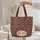 Oriental Tapestry Floral Geometric Filigree Everyday Carry Travel Essentials Gift for Her Quilted Tote Bag - 5