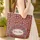 Oriental Tapestry Floral Geometric Filigree Everyday Carry Travel Essentials Gift for Her Quilted Tote Bag - 4