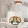 Patchwork Camper Van Rainbow Stripes Daisies Sunflowers Floral Name Wreath Confetti - Travel Essentials Quilted Tote Bag - 5