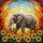 White Tusk Elephant Sunflower Sunset Sky - Home Decor Gift for Wildlife Lovers Stained Glass Suncatcher - 5