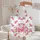 Ornate Bougainvillea Flower Botanical Bouquet Name Wreath - Everyday Carry Gift Quilted Tote Bag - 5