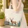 Majestic Elk Mountain Pine Trees Chalkboard Panel - Everyday Carry Wildlife Lover Gift Quilted Tote Bag - 4