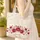 Roses Hearts Floral Wreath Your Name Scrolling Rose Vines - Everyday Carry Gift Quilted Tote Bag - 4