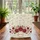 Roses Hearts Floral Wreath Your Name Scrolling Rose Vines - Everyday Carry Gift Quilted Tote Bag - 3