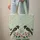 Personalized Floral Wreath Birds Flowering Branch - Wildlife Lover Everyday Gift Quilted Tote Bag - 6