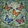 Jewel Tone Butterflies Stained Glass Sky Mosaic - Home Decor Gift for Butterfly Lovers Stained Glass Suncatcher - 5