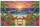 Tropical Sunset Beach Chairs Hibiscus Name Wreath - Vacation Travel Quilted Tote Bag - 7