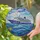 Multi-Deck Cruise Ship Golden Starburst Hull Waves Ocean Sky Horizons - Home Decor Gift Stained Glass Suncatcher - 2