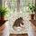 Majestic Horse Head Blooming Roses Floral Wreath - Everyday Carry Gift Quilted Tote Bag - 3