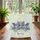 Lush Bluebonnet Bouquet Name in Floral Wreath Wildflowers - Everyday Carry Gift Quilted Tote Bag - 3