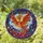 Fiery Phoenix Ascending Swirling Clouds Celestial Sky - Home Decor Gift for Mythology Lover Stained Glass Suncatcher - 1