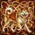 Fluffy Smiling Akita Dog Profile with Tongue Out and Bushy Tail Home Decor Gift for Dog Lovers Stained Glass Suncatcher - 5