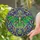 Luna Moth Eyespots Trailing Tails - Wildlife Lover Home Decor Gift Stained Glass Suncatcher - 2