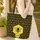 Personalized Stylized Bee Honeycomb - Everyday Carry Gift for Bee Lover Quilted Tote Bag - 4