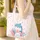 Leaping Blue Dolphin Seahorse Starfish Coral - Everyday Carry Gift for Kids Quilted Tote Bag - 4