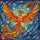 Majestic Phoenix Flowing Tail Celestial Stained Glass - Ethereal Energy Home Decor Stained Glass Suncatcher - 5