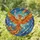 Majestic Phoenix Flowing Tail Celestial Stained Glass - Ethereal Energy Home Decor Stained Glass Suncatcher - 1