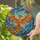 Majestic Phoenix Flowing Tail Celestial Stained Glass - Ethereal Energy Home Decor Stained Glass Suncatcher - 2