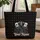 Grim Reaper Ace Cards Dice Personalized Name - Gothic Lifestyle Gift for Dark Aesthetic Fan Quilted Tote Bag - 1