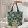 Botanical Sunflowers Butterfly Flower Circle Text Plaque Everyday Carry Gift Quilted Tote Bag - 5