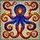 Octopus Red Eyes Stained Glass Tentacles - Home Decor Gift for Wildlife Lover Stained Glass Suncatcher - 5