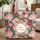 Lush Pink Peony Camellia Personalized Name Floral Wreath - Everyday Carry Gift Quilted Tote Bag - 1