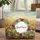 Wildflower Field Floral Wreath Personalized Name Everyday Carry Gift Quilted Tote Bag - 1