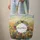 Wildflower Field Floral Wreath Personalized Name Everyday Carry Gift Quilted Tote Bag - 6