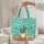 Art Palette Brushes Books Green Foliage Personalized - Everyday Carry Gift Quilted Tote Bag - 5