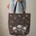Ornate Gothic Skulls Personalized Name - Everyday Carry Gift for Gothic Fan Quilted Tote Bag - 6