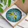 American Goldfinch Birds Pink Flower Green Leaves Botanical Mosaic - Wildlife Lover Gift Stained Glass Suncatcher - 3