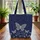 Ornate Butterflies Star Name Cartouche Everyday Carry Gift Quilted Tote Bag - 3