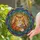 Orange Tabby Cat Holding Gray Mouse - Home Decor Gift for Cat Lover Stained Glass Suncatcher - 2
