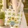 Chunky Yarn Sunflower Granny Square - Everyday Carry Craft Lover Gift Quilted Tote Bag - 4