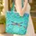 Ornate Dragonflies Floral Wreath Personalized Name Everyday Carry Gift Quilted Tote Bag - 4