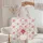 Personalized Name English Roses Floral Wreath - Everyday Carry Gift for a Loved One Quilted Tote Bag - 5