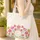 Personalized Name Floral Sprigs Butterflies Bees Everyday Carry Gift Quilted Tote Bag - 4