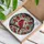 Stained Glass Cardinal Bird Tree Branch Flowers - Wildlife Home Decor Gift for Bird Lovers Stained Glass Suncatcher - 3