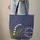 Personalized Lily of the Valley Floral Wreath Botanical Vines Everyday Carry Nature Gift Quilted Tote Bag - 6