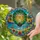 Jewel Tone Dreamcatcher Succulent Flowers Tropical Beach Ocean Home Decor Gift Stained Glass Suncatcher - 2