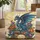 Blue Dragon Ancient Books Personalized Name - Everyday Carry Gift for Fantasy Lover Quilted Tote Bag - 1