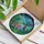 Hummingbird Water Lily Stained Glass Mosaic - Nature Lover Home Decor Gift Stained Glass Suncatcher - 3