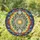 Faceted Crystal Sphere Golden Starburst Filigree Rainbow Light Home Decor Gift Stained Glass Suncatcher - 1